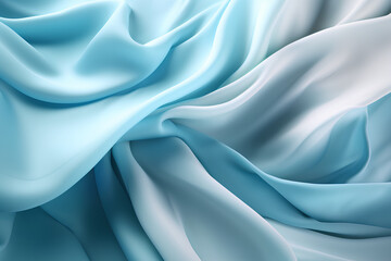 Obraz premium blue silk background made by midjeorney