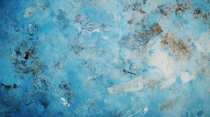 Fototapeta na wymiar blue painted wall HD 8K wallpaper Stock Photographic Image 