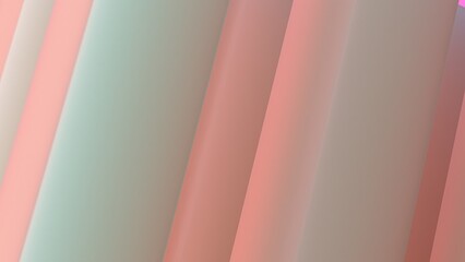 Scientific Elegant Modern 3D Rendering Abstract Background of Orange and Pink Pop Cubes Design Elements