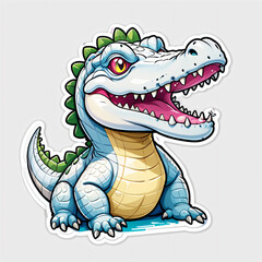 Obraz premium sticker animal (crocodile) #2