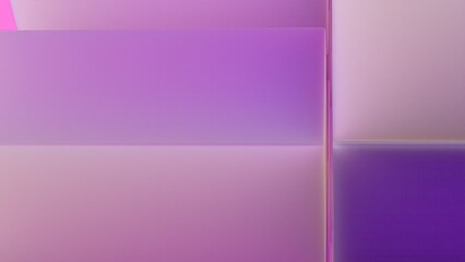 Orange and Pink Pop Cube Geometry Design Element Elegant Modern 3D Rendering Abstract Background