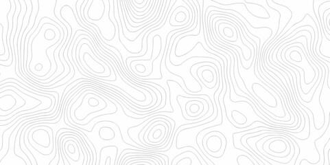 Abstract background with waves Geographic mountain relief. Abstract lines background. Contour maps. Vector illustration, Topo contour map on white background, Topographic contour lines. - obrazy, fototapety, plakaty