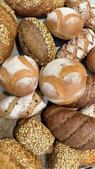 Fresh bread straight out of the oven.