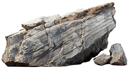 Rock stone illustration Decor cut out transparent isolated on white background ,PNG file ,artwork graphic design.