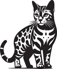 Stylized Cat Illustration