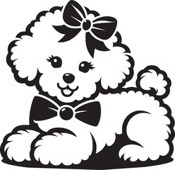 Cute Poodle Illustration