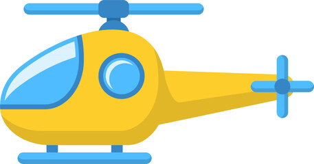 vector of a helicopter. means of transportation