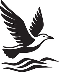 Soaring Bird Silhouette