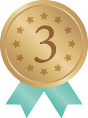 No.3_Ranking medal_ribbon