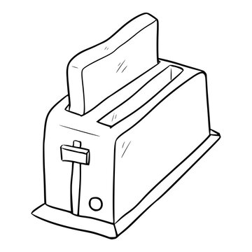 recommend clip art: toaster illustration hand drawn outline sketch vector