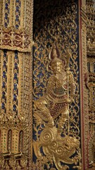Wat Ratchabophit Sathitmahasimaram Rajaworavihara, bautiful  architecture and famous temple in Bangkok.
