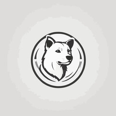 Dog Logo Design EPS format Very Cool 