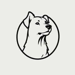 Dog Logo Design EPS format Very Cool 