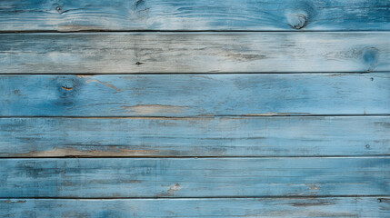 Rustic weathered vintage blue wooden background texture.