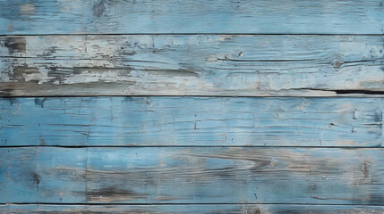 Rustic weathered vintage blue wooden background texture.