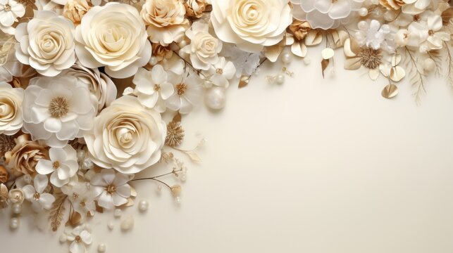 wedding background with copyspace for text