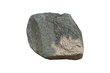 A big perlite rock stone isolated on white background. © Montree