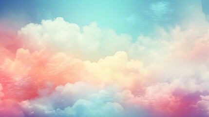 Colorful clouds background