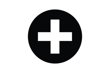 Fototapeta premium first aid medical health icon. medical emergency plus symbol