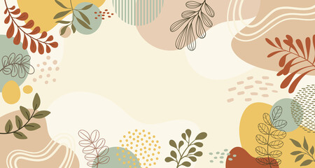 Design banner frame background with beautiful. background for design.