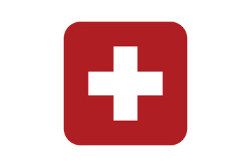first aid medical health icon. medical emergency plus symbol