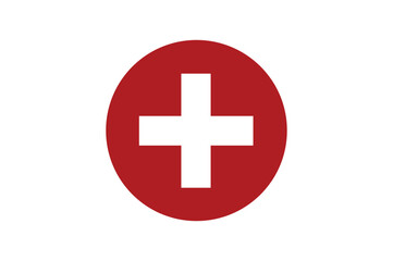 first aid medical health icon. medical emergency plus symbol