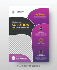corporate commercial business flyer design | modern bifacial flyer design, leaflet design