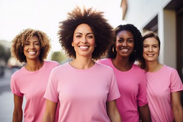 Women united in pink for a cause