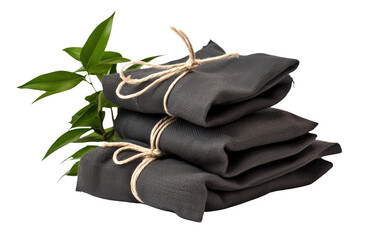 The Bamboo Charcoal Air Purifying Bag Transforming Spaces with Natural Purity on a White or Clear Surface PNG Transparent Background.