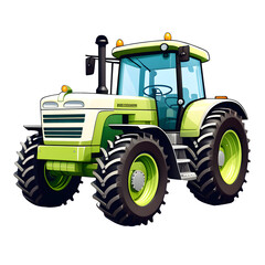 Obraz premium tractor isolated on white