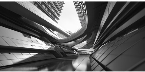 A black and white photo of a subway station. Can be used to depict urban transportation or to create a vintage aesthetic