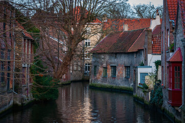Fototapeta na wymiar Brugge, Belgium, Europe, charm city