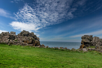 Schöne und wilde Küstenlandschaft in St. Ives