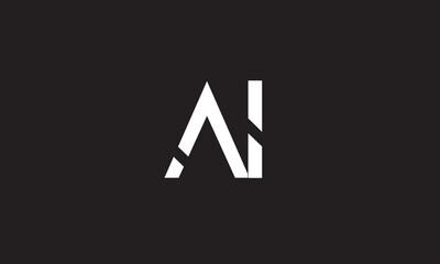 AI, IA , A ,I, Abstract Letters Logo Monogram	