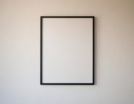 white frame on wall, empty white room, empty room with white wall, empty white room with white wall