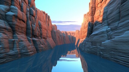 the Ephemeral Glassy Canyon