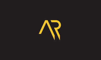 AR, RA , A , R , Abstract Letters Logo Monogram
