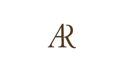 AR, RA , A , R , Abstract Letters Logo Monogram