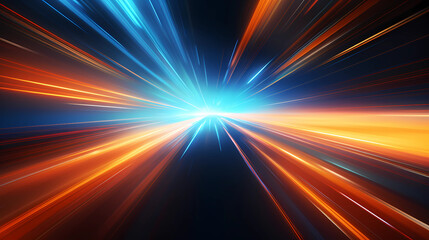 blue and white high seed, fibre optics, cable, data transfer, light speed, modern light arc,...