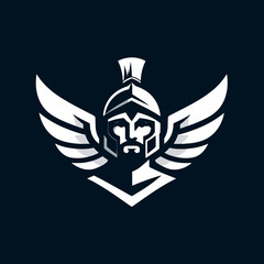 Obraz premium Roman Praetorian Soldier With Helmet and Wings