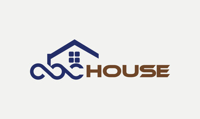 real estate logo, Vector house icon logo design