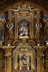 Baroque chancel, St Francis's church, Quito, Ecuador
