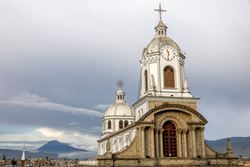 Fototapeta na wymiar San Antonio church, Riobamba, Ecuador