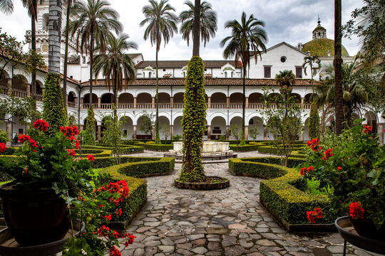 San Francisco convent cloister, Quito, Ecuador