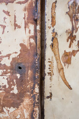 Old rust on metal