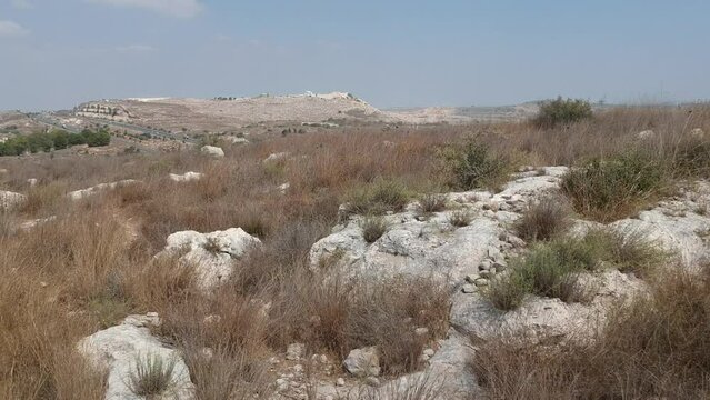 Israel Judea and Samaria hills landscape 