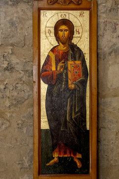 Jesus icon in Soroca castle, Moldova