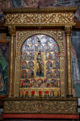 Obraz premium Moraca orthodox monastery, Kolasin province, central Montenegro