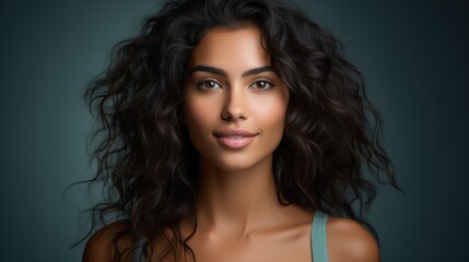 Naklejka premium A beautiful model actress