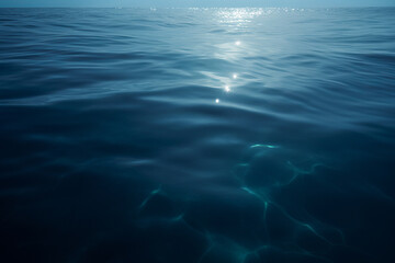 Fototapeta na wymiar Generative AI image of sea water level
